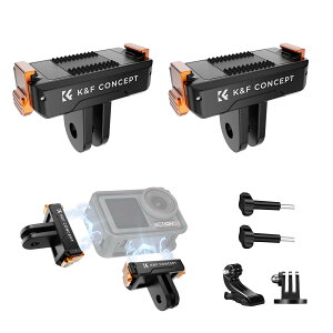 K&F Concept 2 DJI OSMO Action 3/4/5Prop }OlbgNCbN[XA_v^[ O܃C^[tF[XΉ GoPro݊ hVR