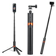 K&F CONCEPT 自撮り棒 三脚付き 1.68m 延長ポール セルカ棒 | OSMO POCKET 4/3 Insta360 X5 Luna ultra D…