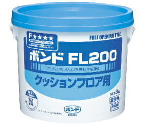 ボンド クッションフロア用FL200 3kg 1ケース(3kg×6缶)