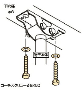 川口技研 軒天用ホスクリーン取付パーツ 木下地ジカ付パーツ(1袋2本入) HP-15/HP-15-DB 【4-917,918】