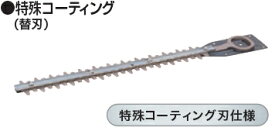 マキタ電動工具　生垣バリカン用替刃　特殊コーティング刃仕様　刃幅260mm　A-63753