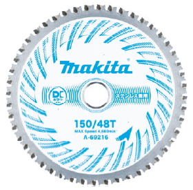 マキタ電動工具　DCホワイトメタルチップソー（ステンレス兼用金工刃）　150mm×48P×内径20mm　A-69216 | ケンチクボーイ