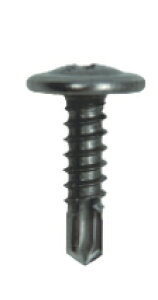 九飛勢螺 ピアスビス ドリルネジ シンワッシャー(並目) ステンSUS410(パシペート) 4×13mm【800本入】 4SW413