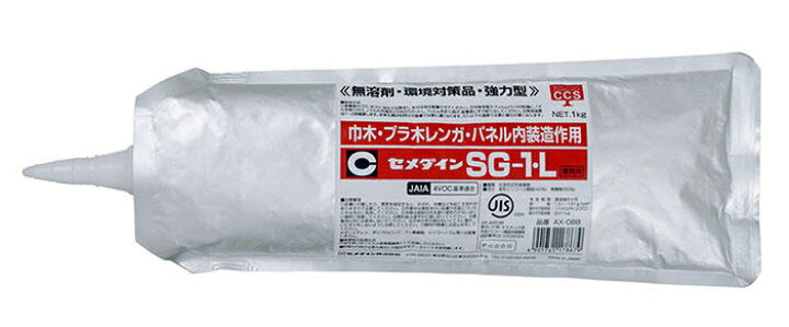 楽天市場】セメダイン 多用途・内装用接着剤 1kgパック SG-1L AX-088  
