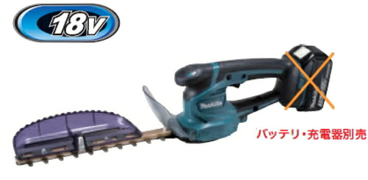 楽天市場】マキタ電動工具 18V充電式ミニ生垣バリカン【刈込幅260mm 