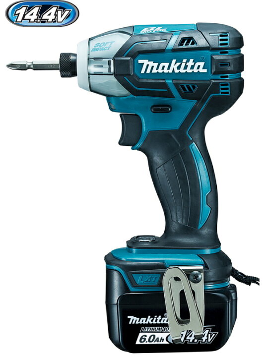 楽天市場】マキタ電動工具 14.4V充電式ソフトインパクトドライバー 