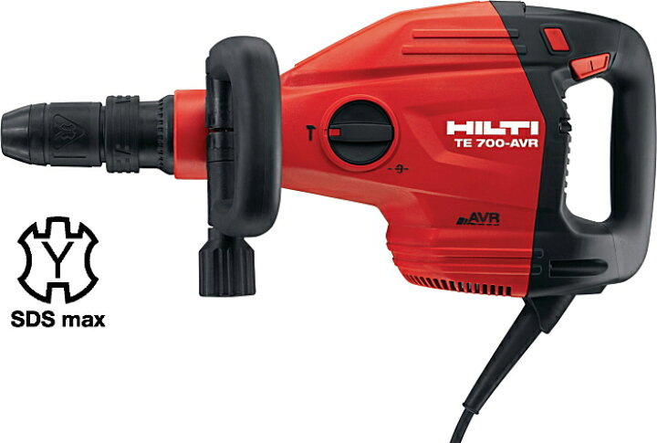 楽天市場】HILTI（ヒルティ） 電動コンクリートブレーカー TE700-AVR 