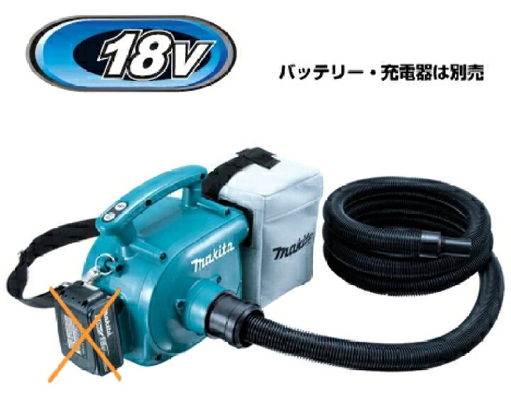 楽天市場】マキタ電動工具 18V充電式小型集じん機【粉じん専用/3L 