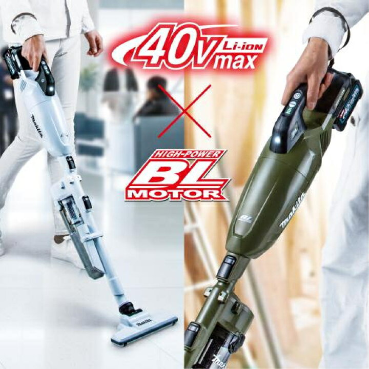 楽天市場】マキタ掃除機 40Vmax充電式クリーナー CL001GRDW（白 