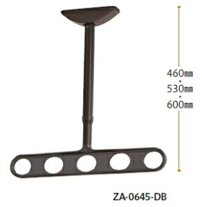 川口技研 ホスクリーン 物干し 軒天用ホスクリーン(1本シャフトタイプ/高さ調整機能付) ZA-0645-ST/DB/PW【2本1組】 474-476