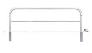 帝金 バリカー横型 S82C3-20 スタンダード 脱着式【個人宅配送の場合は都度送料お見積りとなります】