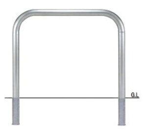 帝金 バリカー横型 SY82C-10 スタンダード 脱着式【個人宅配送の場合は都度送料お見積りとなります】