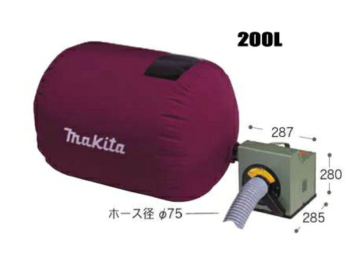 楽天市場】マキタ電動工具 木工用集じん機【200L】 410 : ケンチクボーイ 楽天市場】マキタ電動工具 木工用集じん機【200L】 410 : ケンチクボーイ