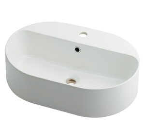 KAKUDAI カクダイ 丸型洗面器 マッドホワイト #LY-493236-W