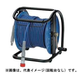 フジマック　マッハ常圧用C型ドラム（スチール）回転台なし　スーパースムージーホース内径7mm×30M・ロック一発カプラ付　SNDZG-730C