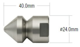 アサダ　3/8″逆噴射ノズルT型前方1穴　HD13023