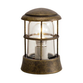 ゴーリキアイランド　真鍮　マリンランプ(クリアガラス&LEDランプ)　BH1010　CL　LE　古色【真鍮　アンティーク　ブラス　雑貨】