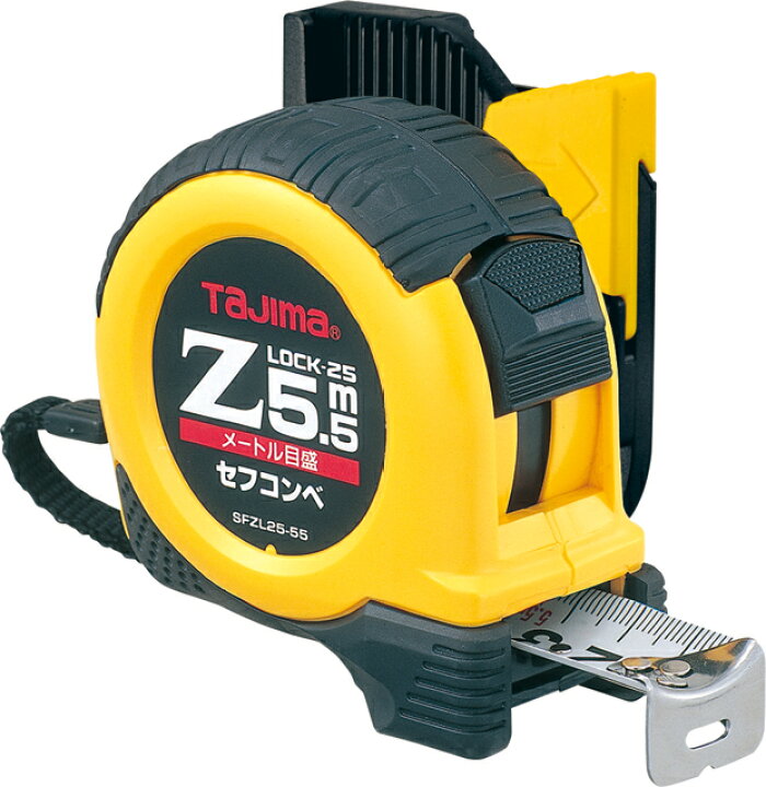 楽天市場】タジマツール スケール コンベックス セフコンベ Zロック-25 