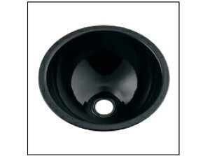 KAKUDAI　カクダイ　鉄穴（かんな）　493-026-D　丸型手洗器（ブラック）