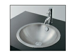楽天市場 Kakudai カクダイ 鉄穴 かんな 493 040 ステンレス丸型洗面器 ヘアライン 専用排水上部セット キック棒 操作タイプ 付き ケンチクボーイ
