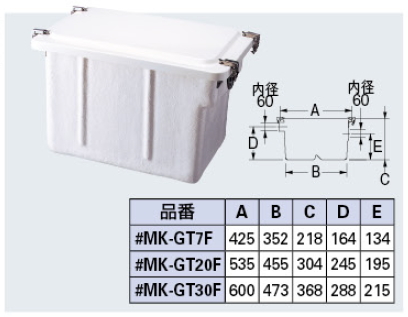 KAKUDAI　カクダイ　#MK-GT30F　グリーストラップ（床置式） | ケンチクボーイ