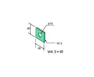 SC�@Z�p�����i�N�����[�g�j�@4.5×40×40mm�y400�����z