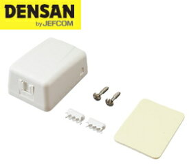 DENSAN（デンサン/ジェフコム）　電話用マウントボックス(1個口タイプ)　LTBOX-1K