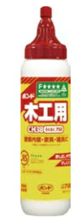楽天市場】コニシ/ボンド 木工用ボンド CH38 らくらく750 750g (1本 