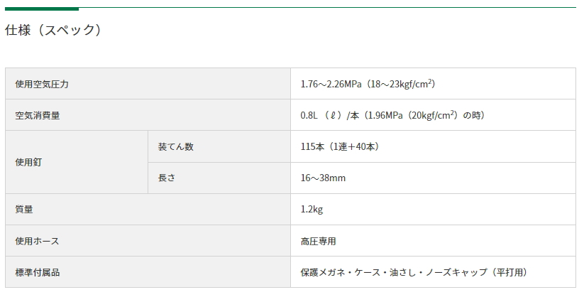 楽天市場】HiKOKI/ハイコーキ 高圧フロア用 タッカー N3804HMF (エア