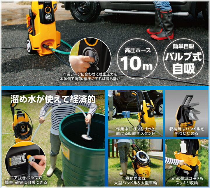 RYOBI 高圧洗浄機 AJP-1700VGQ (自吸機能付)