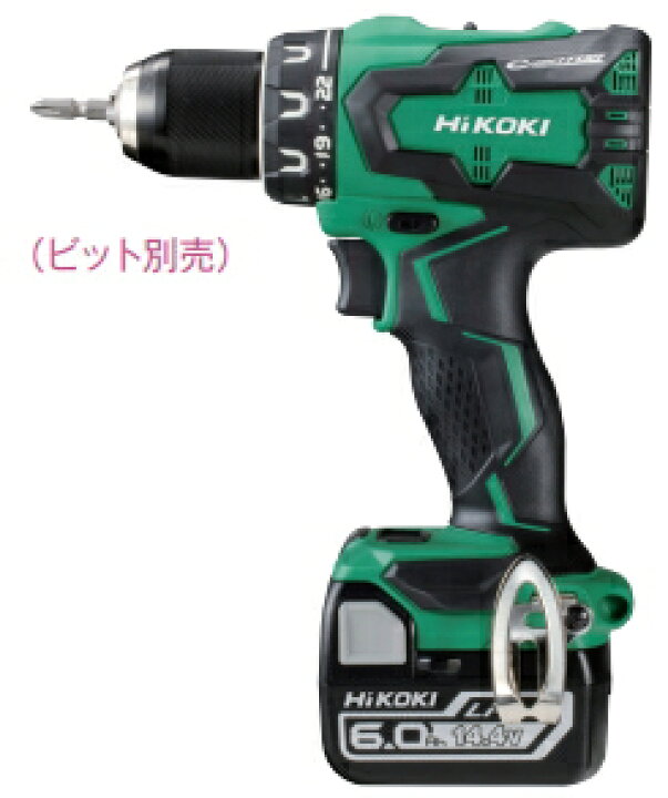 楽天市場】HiKOKI/ハイコーキ 14.4V/6.0Ah コードレスドライバードリル 