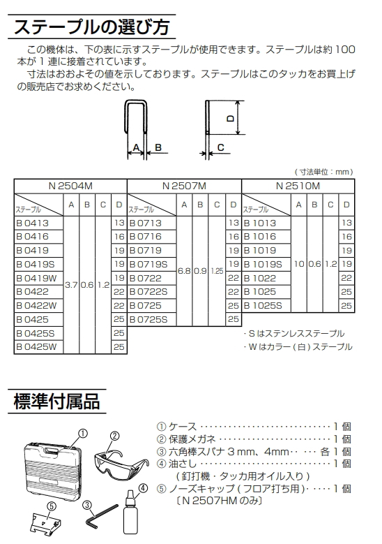 楽天市場】HiKOKI/ハイコーキ 一般圧 エアタッカ N2510M [ステープル幅