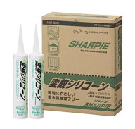 シャープ化学/SHARPIE　変成シリコン　M-22　320ml　ホワイト　MS1-22C　(1箱/10本入)