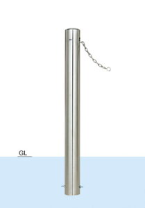 帝金 バリカー ピラー型 S54A-C スタンダード 固定式【個人宅配送の場合は都度送料お見積りとなります】