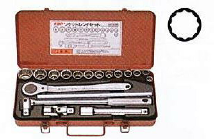 楽天市場】TOP（トップ工業） ソケットレンチセット SWS-413M 差込角 
