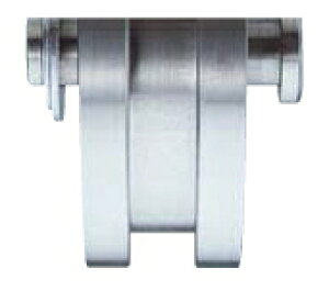 ヨコヅナ ロタ・ステンレス重量戸車 ※車のみ(シャフト・E形止め輪付) H型 120mm WBP-1206【1個入】