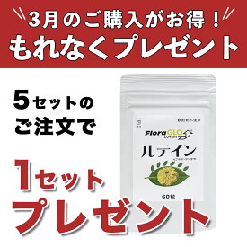 【目のサプリ】ルテインお得セット（ 60粒×3袋）【3月限定、5セットご購入で1セットプレゼント】500円お得 1粒に10mg スマホ パソコン 受験生 加齢が気になる方に マリーゴールド抽出物 無添加 子供 無農薬 無化学肥料 ケミン社 送料無料 賞味期限：2029.01.22