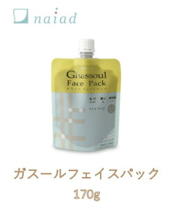 ガスール フェイスパック 170g naiad ナイアード Ghassoul Face Pack ペーストタイプ 粘土 透明感UP 吸着力 毛穴汚れ すっきり 潤い肌 クレイ 古い角質 ミネラル成分 洗顔 洗浄 クレンジング 保湿 洗い