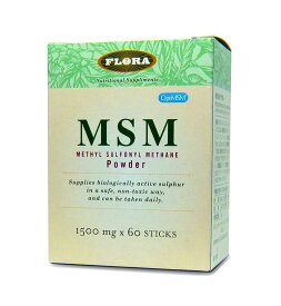 MSMパウダー1500mg×60包　天然有機イオン 純度99.9％ 飲む有機イオウ 花粉 スッキリ 春の悩み ムズムズ ふしぶし スポーツ 定形外発送 送料無料　賞味期限：2025.12.31