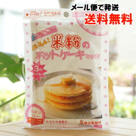 おいしい米粉のホットケーキみっくす(無糖)/120g【南出製粉】【メール便の場合、送料無料】　グルテンフリー