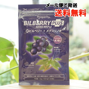 Vrx[{OXmL/18g(150mg×120)yvXyeBz Bilberry PLUS Nikko Mapley[ւ̏ꍇAz