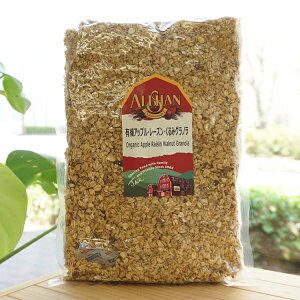 �L�@�A�b�v���E���[�Y���E����݃O���m��/1kg�y�A���T���z Organic Apple Raisin Walnut Granola