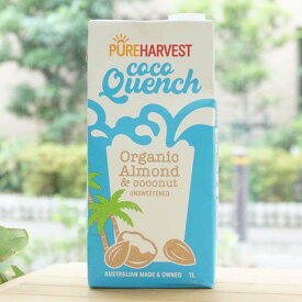 有機アーモンド＆ココナッツミルクドリンク/1000ml【アリサン】 PUREHARVEST COCO QUENCH Organic Almond＆coconut