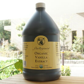 Flavorganics バニラエクストラクト(業務用)/3776ml【アリサン】 ORGANIC VANILLA EXTRACT