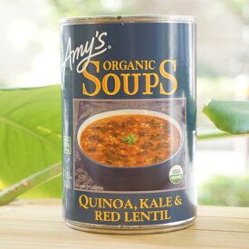 Amys 有機キヌア ケール レンティルスープ/408g【アリサン】 ORGANIC SOUPS Quinoa Kale & Red Lentil
