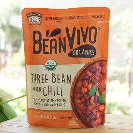 有機 3種豆のビーガンチリ/283g【アリサン】 BEAN VIVO ORGANIC THREE BEAN VEGAN CHILI