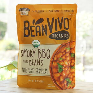 �L�@ �s���g���̃X���[�L�[�o�[�x�L���[/283g�y�A���T���z BEAN VIVO ORGANIC SMOKY BBQ PINTO BEANS