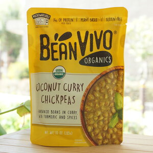 �L�@ �Ђ悱���̃R�R�i�b�c�J���[/283g�y�A���T���z BEAN VIVO ORGANIC COCONUT CURRY CHICKPEAS