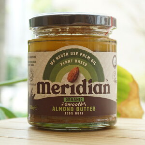 meridian A[ho^[()/170gyATzORGANIC smooth ALMOND BUTTER 100 NUTS