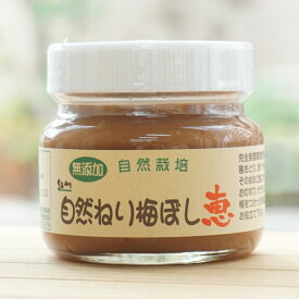 自然栽培 紀州 自然ねり梅ぼし 恵/150g【三尾農園】